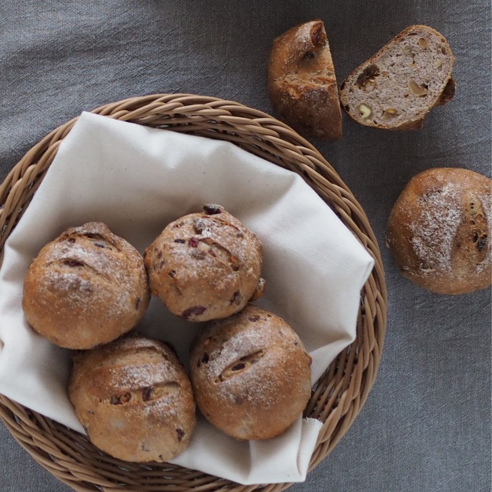 クランベリーとくるみ